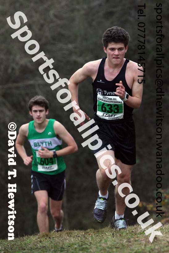 Mens under-20s North Eastern Cross Country, Aykley Heads, Durham. Photo: David T. Hewitson/Sports for All Pics